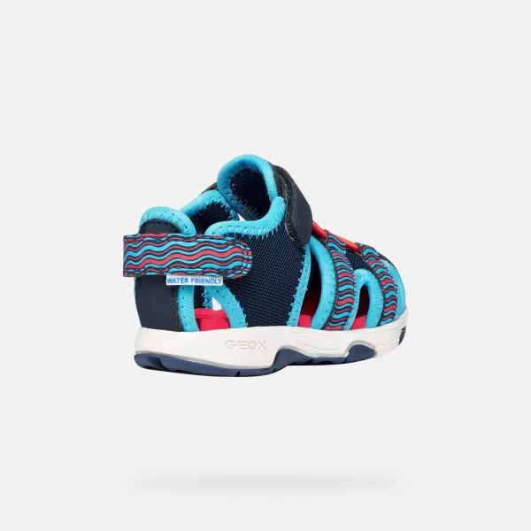  Sandale za dječake GEOX SANDAL MULTY B650FA0CE14CF44D PLAVA 