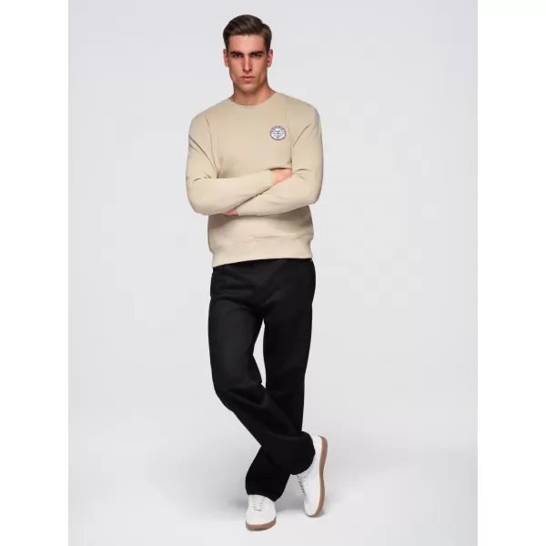  Muški sweatshirt OMBRE B1713 BEŽ 