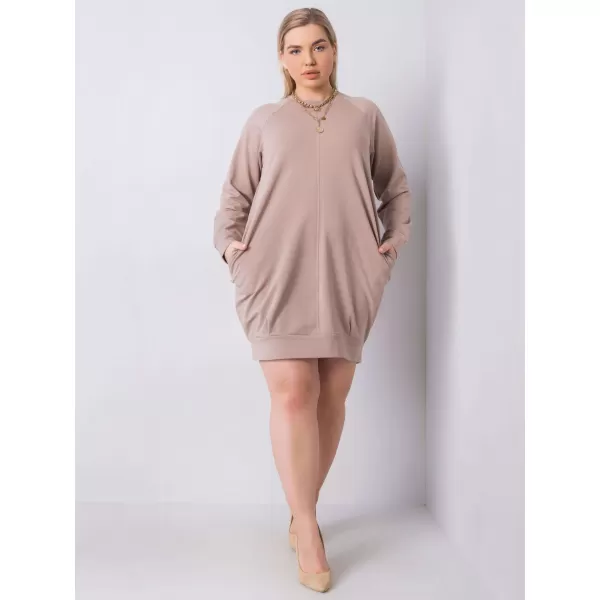  Haljina BASIC FEEL GOOD RV-SK-6296.99 TAMNO BEŽ 