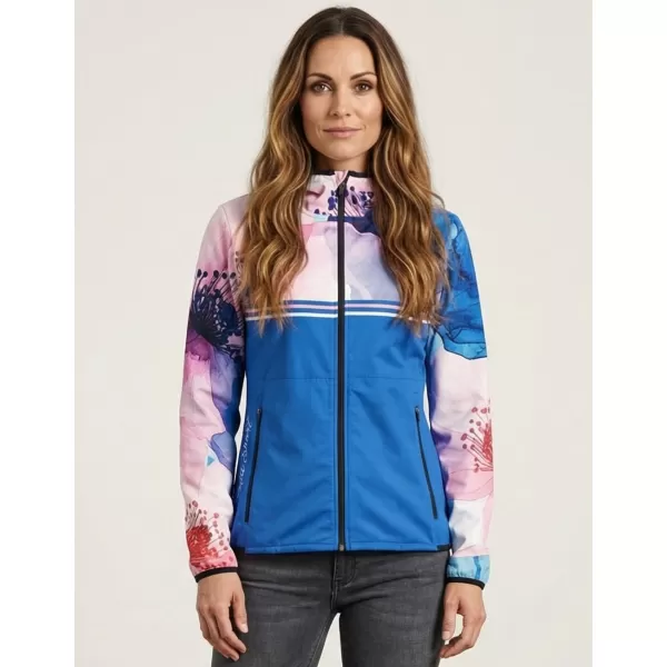  Ženska vrhunska softshell jakna ALTISPORT VOJ/ALW117JACK01 PLAVA/RUŽIČASTA 