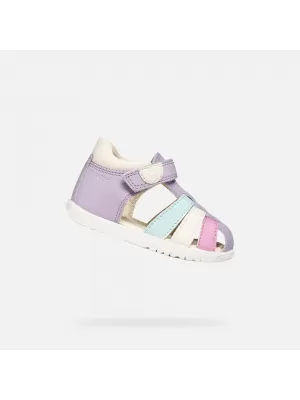 Prvi koraci djevojke GEOX SANDAL MACCHIA B254WB08502C8888 LJUBIČASTA