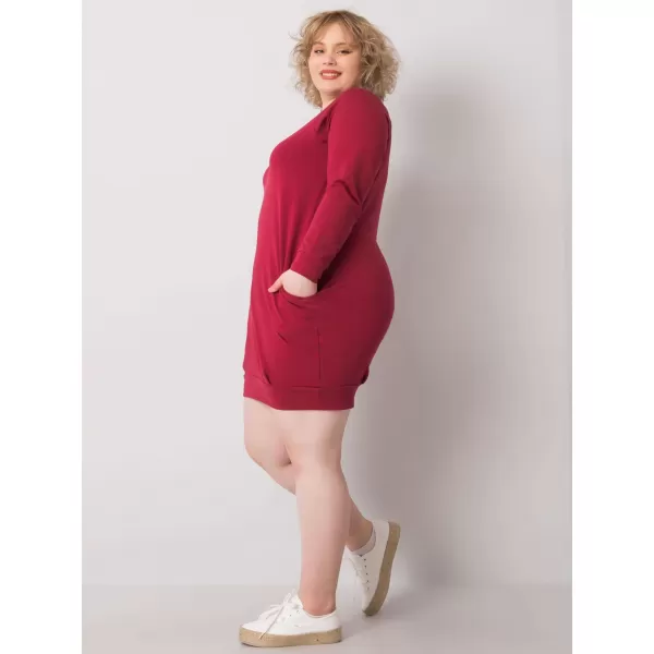  Haljina BASIC FEEL GOOD RV-SK-6296.99 TAMNOCRVENA 