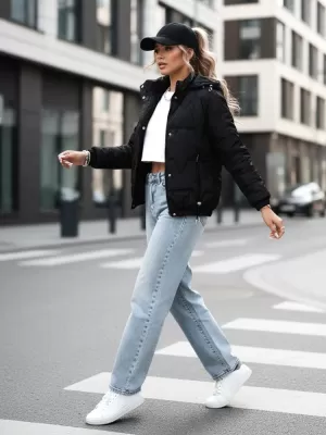 Ženska jakna DSTREET TY4175 CRNA