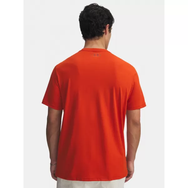  Muška majica kratkih rukava UNDER ARMOUR UA M SPORTSTYLE LC SS 1326799-842 NARANČASTA 