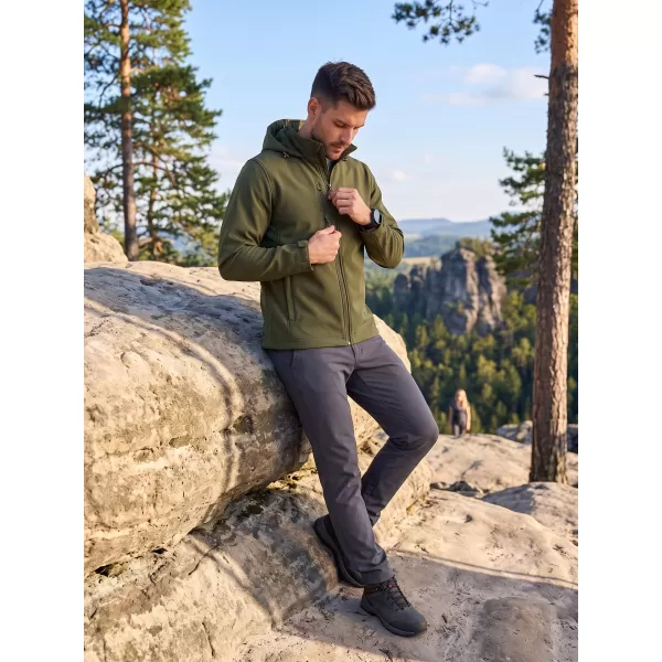  Muška softshell jakna ALTISPORT NoPrint NP/ALM845 VOJNOG 