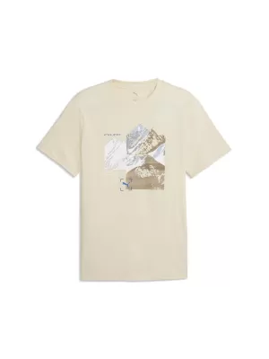 Muška majica kratkih rukava PUMA GRAPHIC TEE 691779_87 ALPSKI SNIJEG