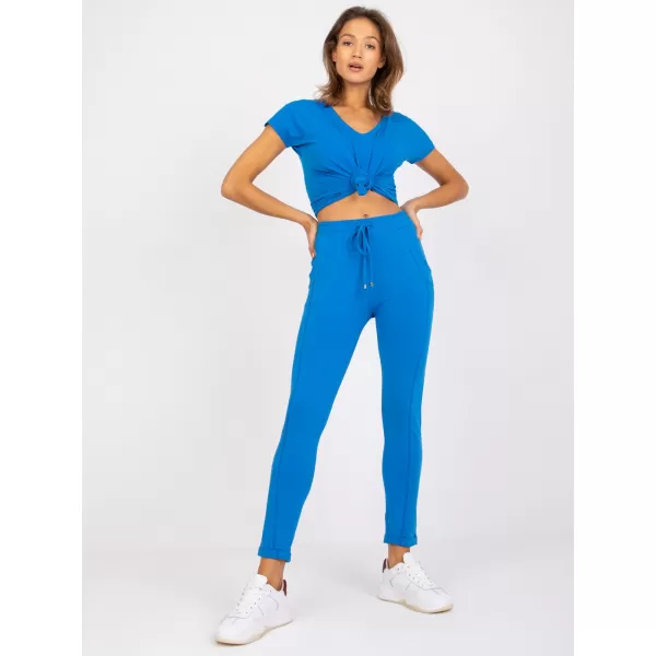  Ženske trenirke BASIC FEEL GOOD RV-DR-3589.10X TAMNOPLAVA 