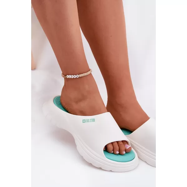  Ženske papuče BIG STAR RR274A586 WHITE Big Star Shoes 