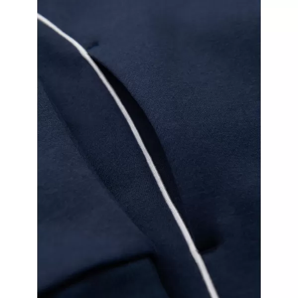  Muški sweatshirt OMBRE OM-SSNZ-0250 TAMNOPLAVA 