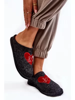 Ženske papuče BIG STAR KK276019 BLACK/RED Big Star Shoes
