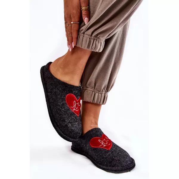  Ženske papuče BIG STAR KK276019 BLACK/RED Big Star Shoes 