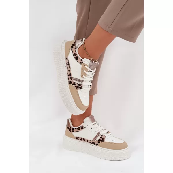  Ženske tenisice BIG STAR SS274357 WHITE/BEIGE Big Star Shoes 
