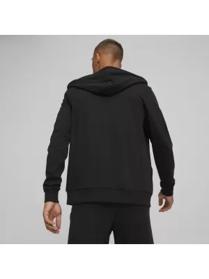 Muški sweatshirt PUMA TEAMGOAL CASUALS HOODED JACK 658595_03 PUMA CRNA/PUMA BIJELA