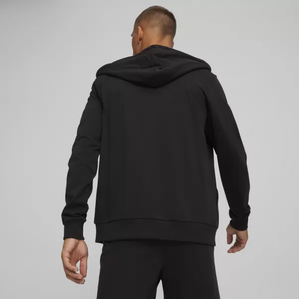  Muški sweatshirt PUMA TEAMGOAL CASUALS HOODED JACK 658595_03 PUMA CRNA/PUMA BIJELA 