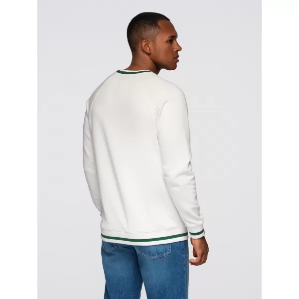  Muški sweatshirt OMBRE OM-SSNZ-0244 BIJELA 
