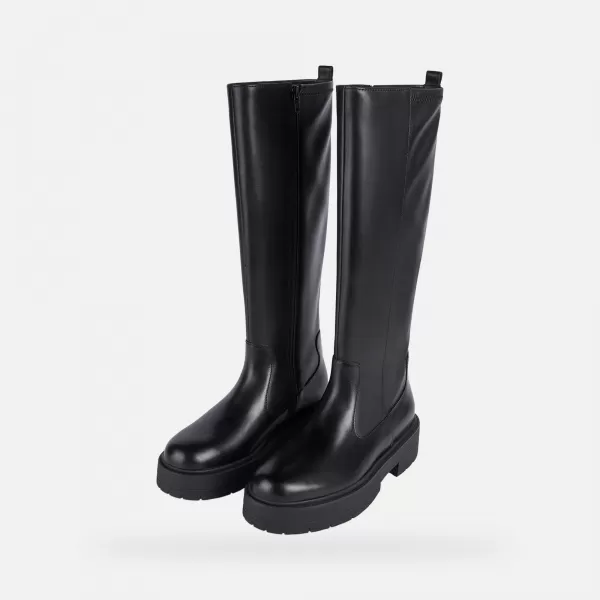 Ženske čizme GEOX SPHERICA EC7 G004247 CRNA 