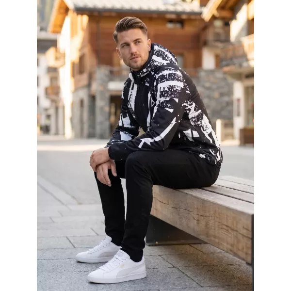 Muška vrhunska softshell jakna ALTISPORT VOJ/ALM079JACK01 CRNO-BIJELO 