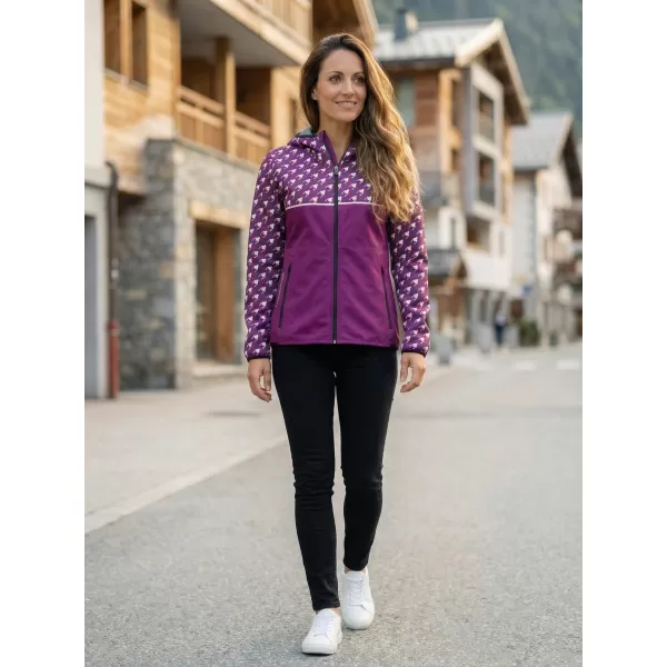  Ženska vrhunska softshell jakna ALTISPORT VOJ/ALW048JACK01 LJUBIČASTA 