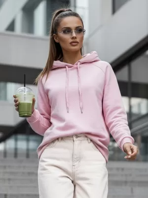Ženski sweatshirt DSTREET BY1137 RUŽIČASTA