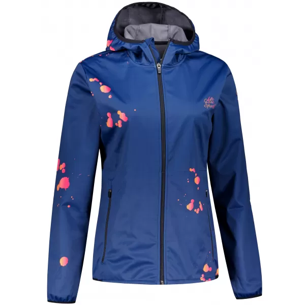  Ženska vrhunska softshell jakna ALTISPORT VOJ/ALW077JACK01 TAMNOPLAVA/NARANČASTA 