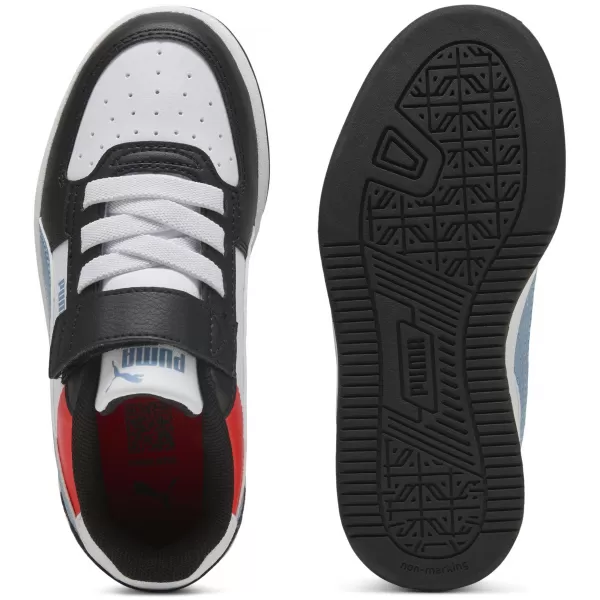  Dječje cipele PUMA CAVEN 2.0 BLOCK AC+ PS 394462-17 PUMA BIJELA/HLADNO PLAVA/CRNA 