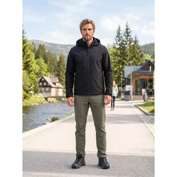  Muška softshell jakna ALTISPORT NoPrint NP/ALM845 CRNA 