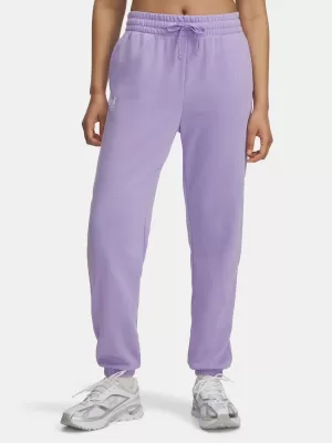 Ženske trenirke UNDER ARMOUR UA RIVAL TERRY JOGGERS 1382735-538 LJUBIČASTA
