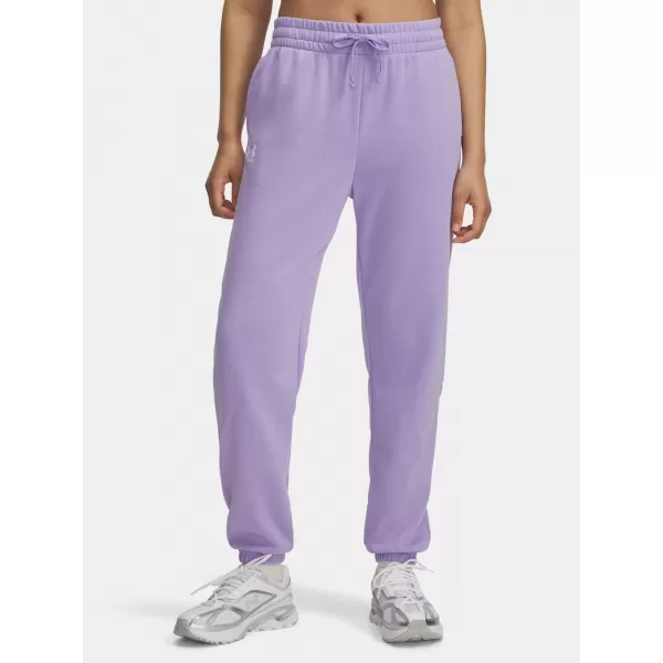  Ženske trenirke UNDER ARMOUR UA RIVAL TERRY JOGGERS 1382735-538 LJUBIČASTA 
