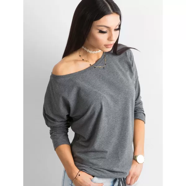  Ženska bluza BASIC FEEL GOOD RV-BZ-4691.36P TAMNOSIVA 