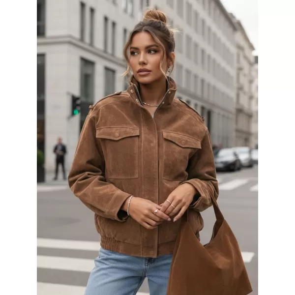  Ženska jakna DSTREET TY5644 SMEĐA 