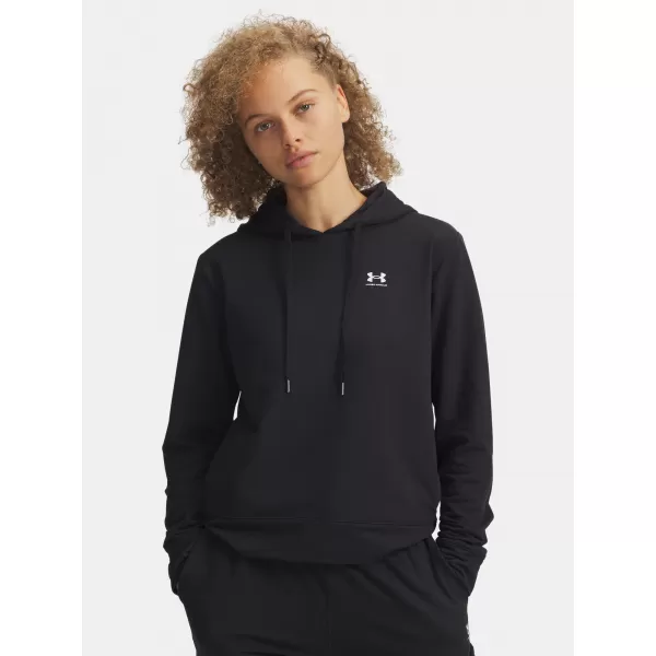  Ženska majica s kapuljačom SPORT TERRY HOODIE 6011015-001 BLACK Under Armour 