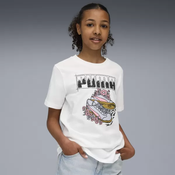  Dječja majica PUMA GRAPHIC TEE 688496-02 PUMA BIJELA 