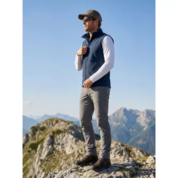 Muški softshell prsluk ALTISPORT NoPrint NP/ALM865 TAMNOPLAVA 