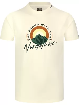 Muška majica kratkih rukava NORDBLANC SUNRISE NBSMT8152 BIJELA