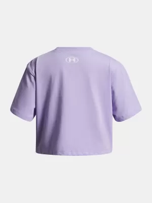 Majica za djevojčice UNDER ARMOUR UA RIVAL SS 1389755-538 LJUBIČASTA