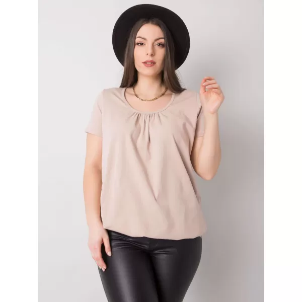  Ženska majica kratkih rukava BASIC FEEL GOOD RV-TS-6320.85P BEŽ 