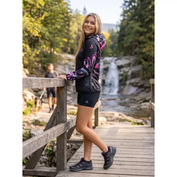  Ženska vrhunska softshell jakna ALTISPORT VOJ/ALW064JACK01 CRNO RUŽIČASTA 