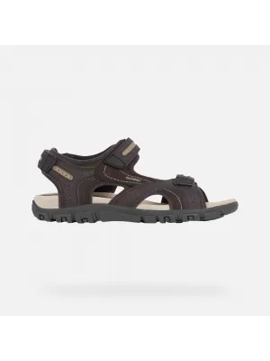 Muške sandale GEOX UOMO SANDAL STRADA G003039 TAMNO SMEĐA