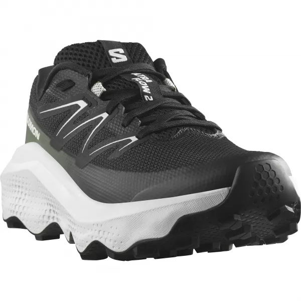  Ženske cipele SALOMON ULTRA FLOW 2 W L47883700 CRNA/BIJELA/AGAVA ZELENA 