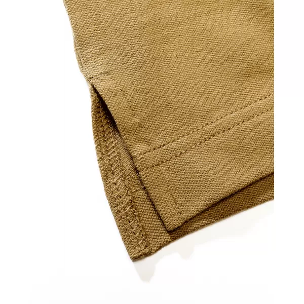  Muška majica s kragnom BRANDIT 4215 PIJESAK 