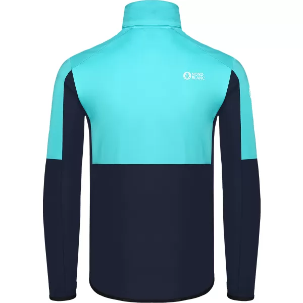  Muški powerfleece duks NORDBLANC GROAN NBWFM8282 SVIJETLOPLAVA 