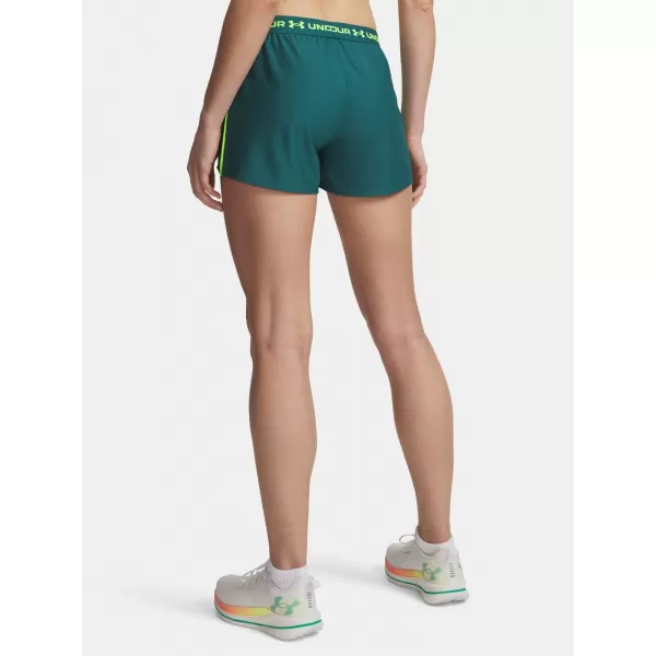  Ženske kratke hlače UNDER ARMOUR TECH PLAY UP SHORTS 1389882-338 ZELENA 
