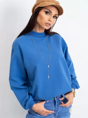 Ženski sweatshirt BASIC FEEL GOOD RV-BL-5185.73P TAMNOPLAVA