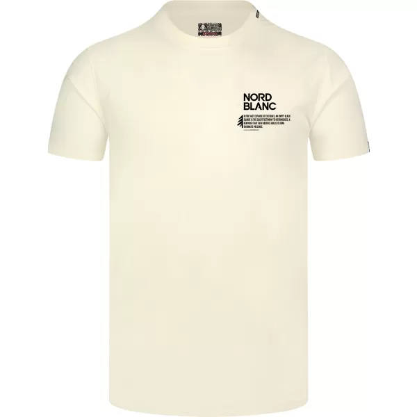  Muška majica kratkih rukava NORDBLANC NOTHINGNESS NBSMT8150 BIJELA 