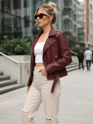 Ženska jakna DSTREET TY5640 CRVENA