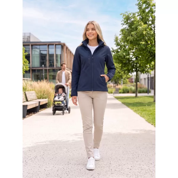  Ženska softshell jakna ALTISPORT NoPrint NP/ALW945 TAMNOPLAVA 