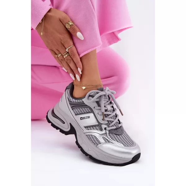  Ženske tenisice BIG STAR RR274A193 GREY Big Star Shoes 