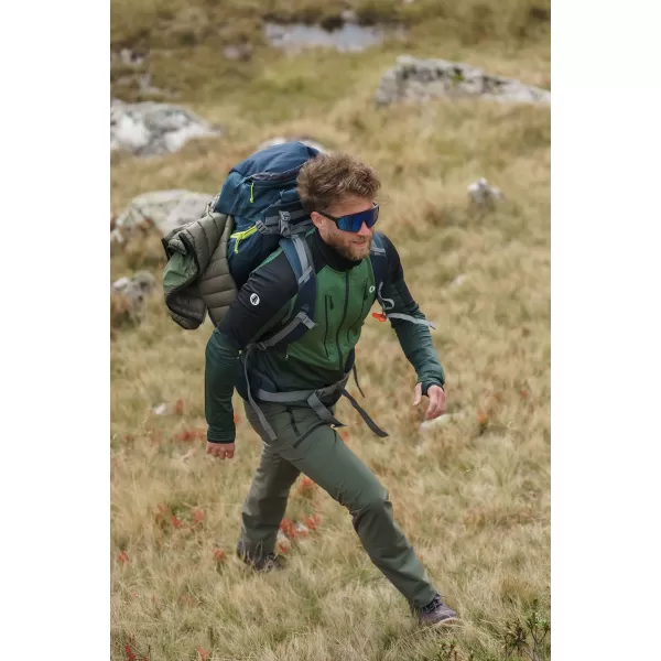  Muški powerfleece duks NORDBLANC GROAN NBWFM8282 TAMNO ZELENA 