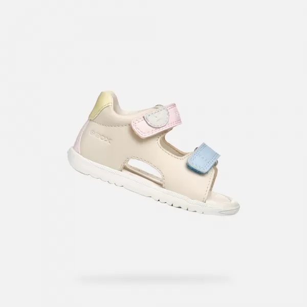  Sandale za djevojčice GEOX SANDAL MACCHIA B254WA08502C1M2M BEŽ 