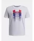 Majica za dječake UNDER ARMOUR B LOGO BLUR SS 6009280-100 BIJELA